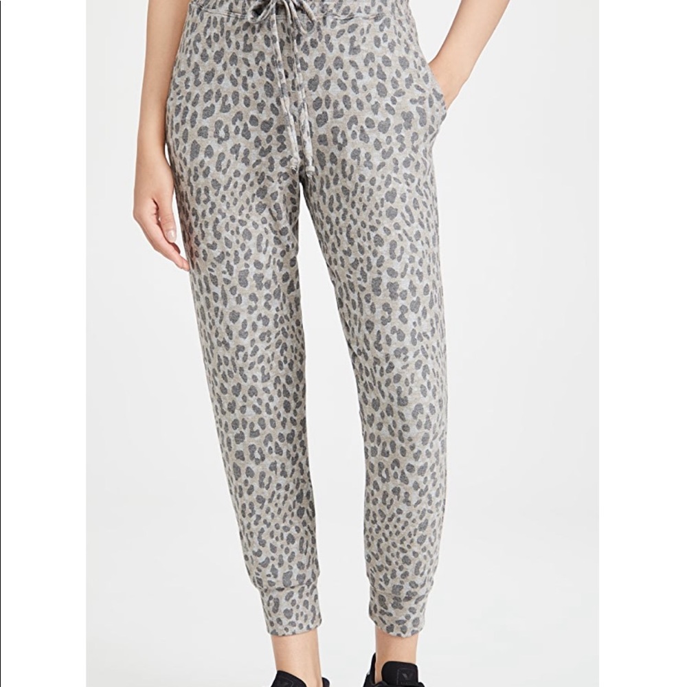 Sundry Leopard Print Joggers // 1